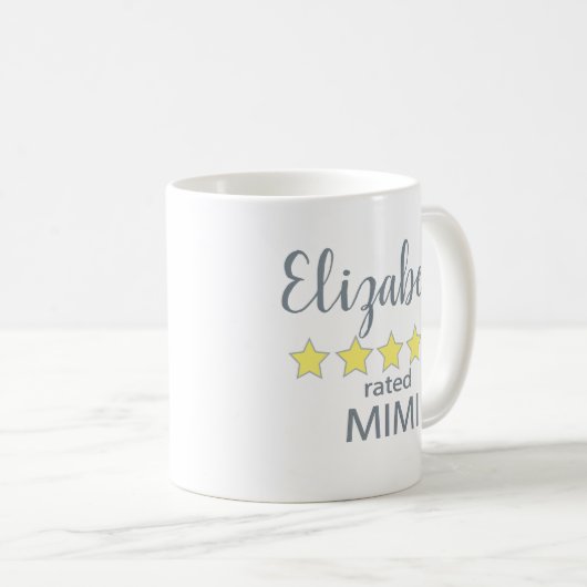 Mug Mimi 5 étoiles (Devant droit)