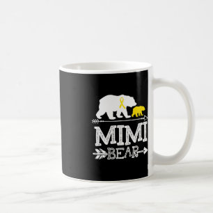 Mug Mimi Bear Chilhood Cancer Awareness Mimi Of A War