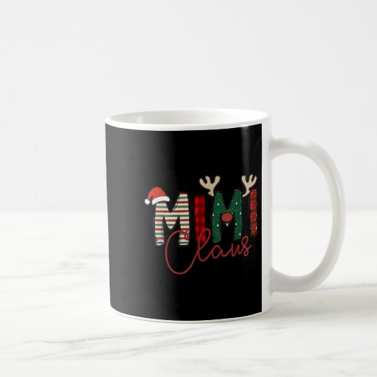 Mug Mimi Claus Christmas Santa Hat Reindeer Grandma Gr (Droite)