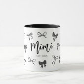 Mug Mimi de la Bow noire Année établie (Centre)