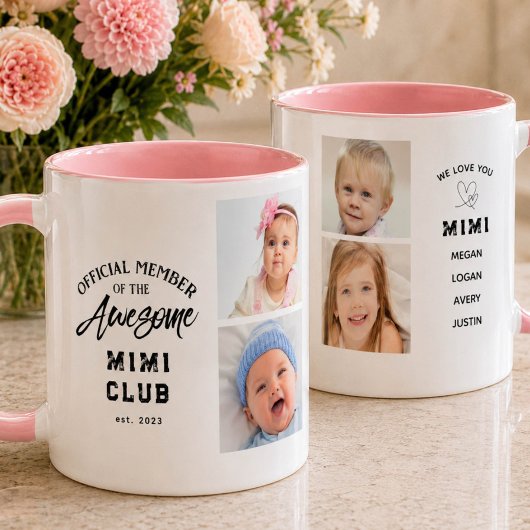 Mug MIMI Incroyable Collage Photo