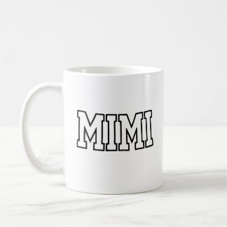 Mug Mimi Name Typography Design