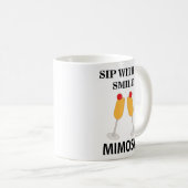 Mug Mimosa Sip Avec Le Sourire Mimosa (Devant droit)