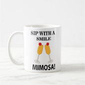 Mug Mimosa Sip Avec Le Sourire Mimosa (Gauche)