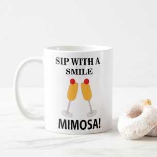 Mug Mimosa Sip With A Smile Mimosa