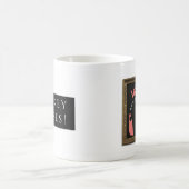 Mug Mince alors Moïse ! Noir simple (Centre)