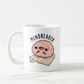Mug Mince Reader Funny Brain Pun (Gauche)