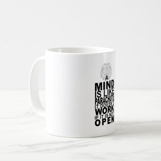 Mug Mind is like parachute (Devant gauche)