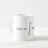 Mug Mindfulness : La vie selon des maths (Devant gauche)
