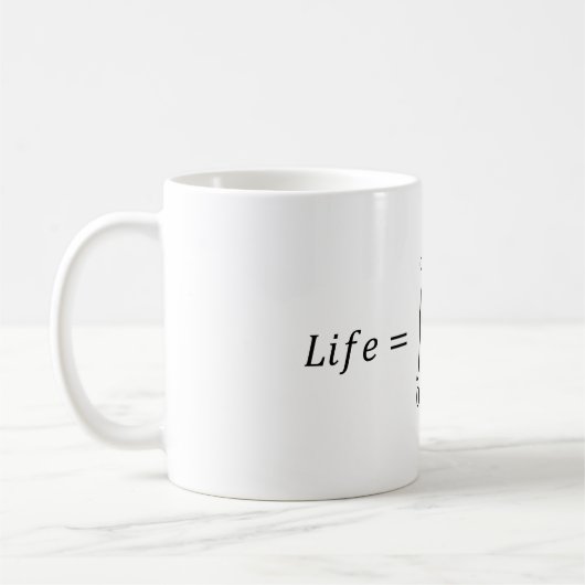 Mug Mindfulness : La vie selon des maths (Gauche)