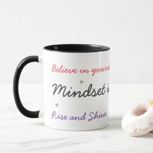 Mug Mindset is everything (Avec donut)