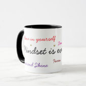 Mug Mindset is everything (Devant gauche)