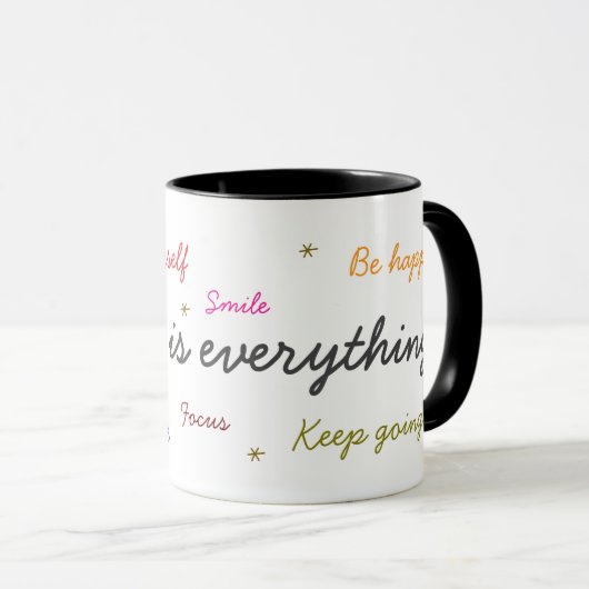 Mug Mindset is everything (Devant droit)