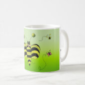 Mug Mine d'abeilles Valentine (Devant droit)