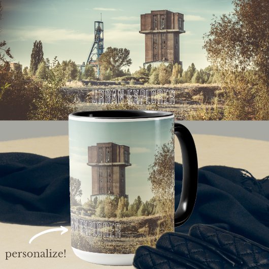 Mug mine de charbon abandonnée