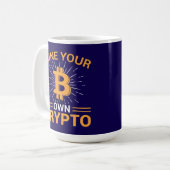 Mug Mine Your Own Crypto Bitcoin Mining, BTC (Devant gauche)