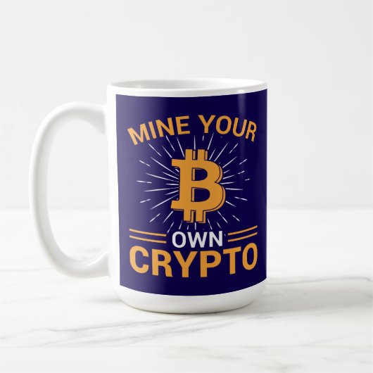 Mug Mine Your Own Crypto Bitcoin Mining, BTC (Gauche)