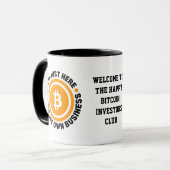 Mug MINER MON PROPRE ENTREPRISE AMUSANT Bitcoin (Devant gauche)