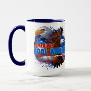 MUG MINEUR DE CHARBON AMÉRICAIN