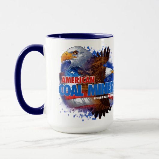 MUG MINEUR DE CHARBON AMÉRICAIN (Gauche)