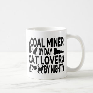 Mug Mineur de charbon Amoureux des chats