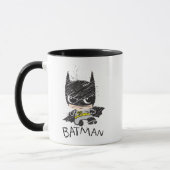 Mug Mini classique Batman Sketch (Gauche)