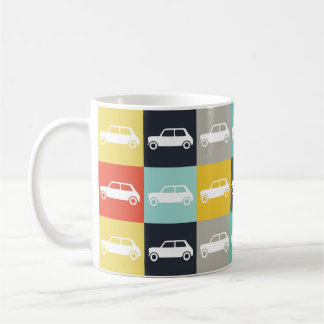 Mug Mini-Cooper en damier Vintage