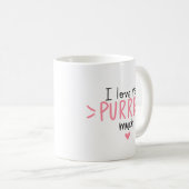 Mug Mini Cuteness Charme Adorable Chat Thème Nettoyer (Devant droit)