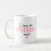 Mug Mini Cuteness Charme Adorable Chat Thème Nettoyer (Gauche)