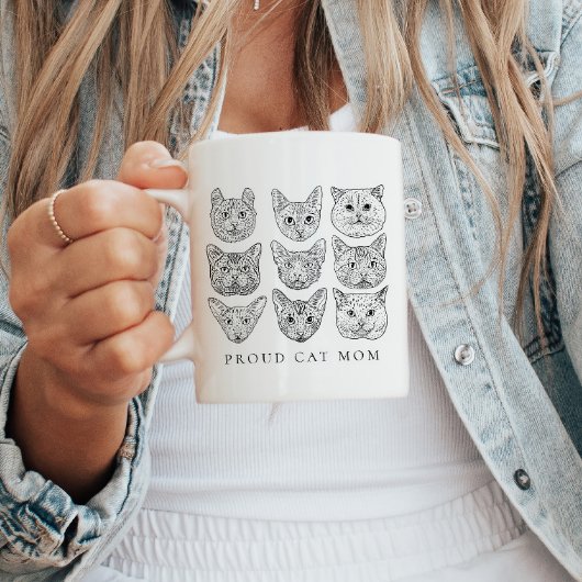 Mug Mini Fier Chat Maman Amoureux des chats Chat race