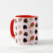 Mug Mini Goldendoodle Chiens Valentines Day (Devant gauche)
