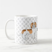 Mug Mini Goldendoodle couleur abricot parti et nom (Gauche)