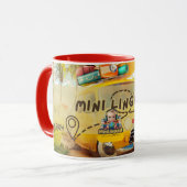 Mug Mini linguiste étudiant langues modifiable (Devant gauche)