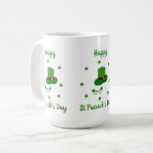 Mug Mini Mignonne Bonne St Patrick Joyeuse Journée (Devant gauche)