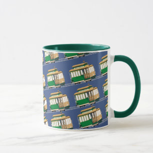 Mug Mini motif illustré de funiculaire