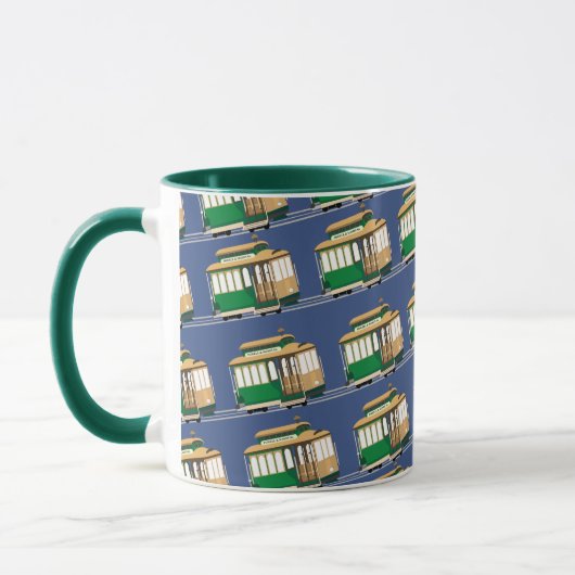 Mug Mini motif illustré de funiculaire (Gauche)
