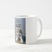 Mug mini PIC du schnauzer-amour W (Devant droit)