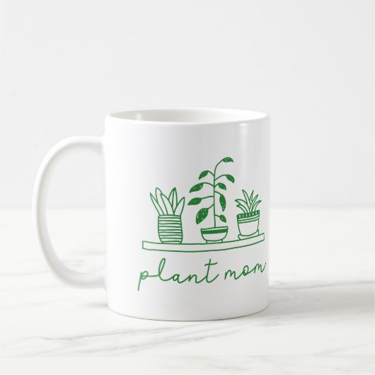 Mug Mini Plante Maman mignonne Plante (Gauche)