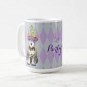 Mug Mini Schnauzer de mardi gras (Devant gauche)