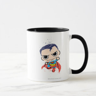Mug Mini Superman Sketch - Flying