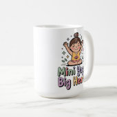 Mug Mini yogi grand cœur (Devant droit)