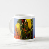 Mug mini zantedeschias jaunes (Devant gauche)