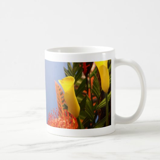 Mug mini zantedeschias jaunes (Droite)
