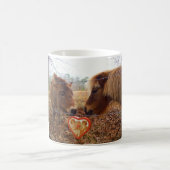 Mug Miniature Donkey & Horse Valentine Heart (Centre)