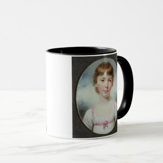 Mug Miniature d'une jeune fille (Devant droit)