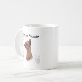 Mug Miniature Pinscher (rouge) (Devant gauche)