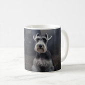 Mug Miniature Schnauzer Halloween Épouvantable (Devant droit)