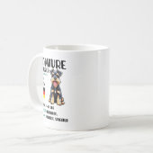 Mug Miniature Schnauzer Origin Funny Mini Schnauzer Lo (Devant gauche)