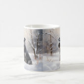 Mug Miniature Schnauzer Qu'il neige Noël (Centre)