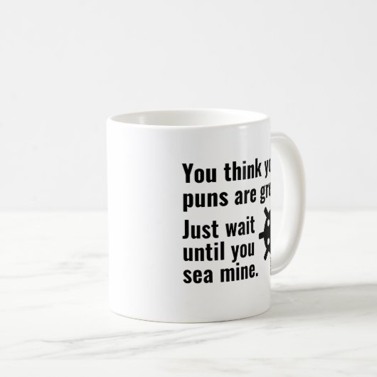 Mug Minier marin (Devant droit)